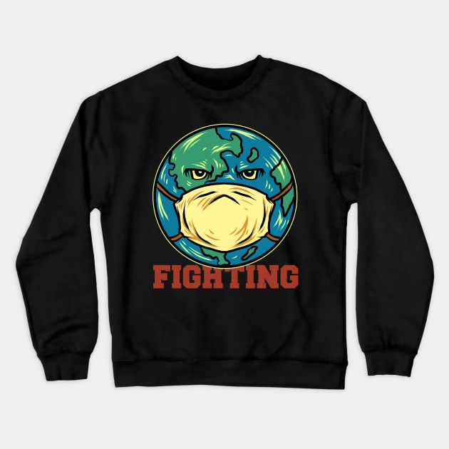 fighting Crewneck Sweatshirt by donipacoceng